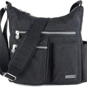 Crossbody Bag with Anti Theft RFID Pocket - Women Lightweight Water-Resistant Pu